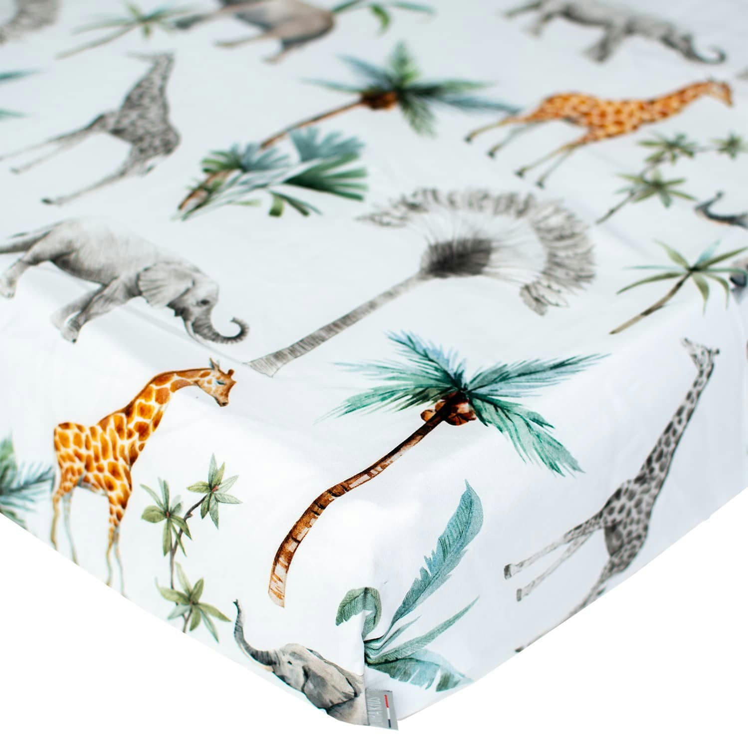 SAFARI - Drap-housse en coton  90x190