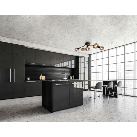 Leuchtmittel »FUMOSO«, BxHxL: 23,5 x 120 x 67,5 cm, Metall/Glas