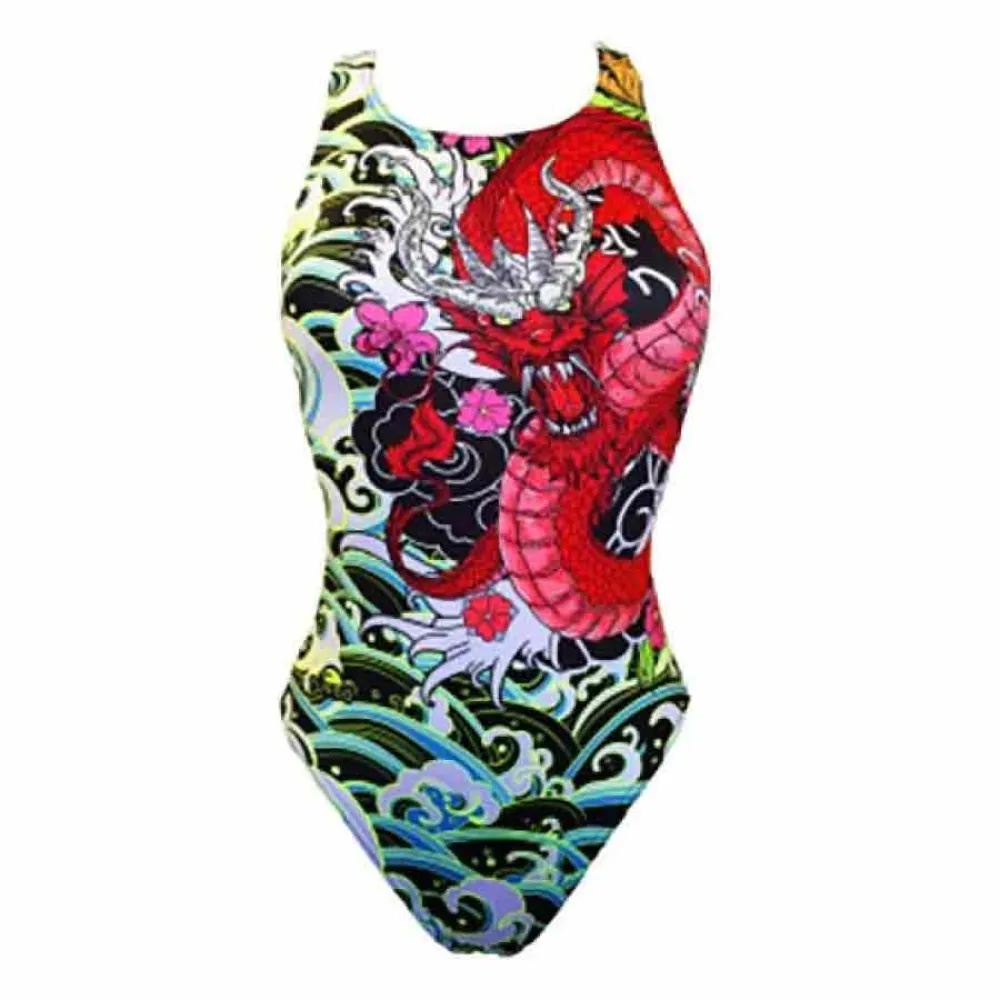 Turbo Red Dragon swimsuit
