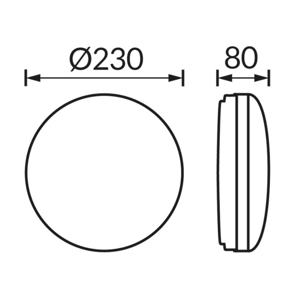 Lampa sufitowa zewnętrzna MONTE biała 1 x E27 x 60W IP65 Struhm