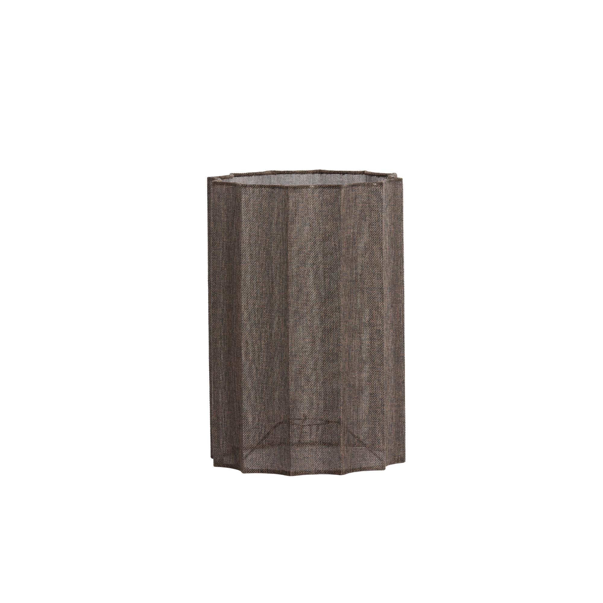 Light & Living lampenkap Disli - bruin - 24x24x35cm
