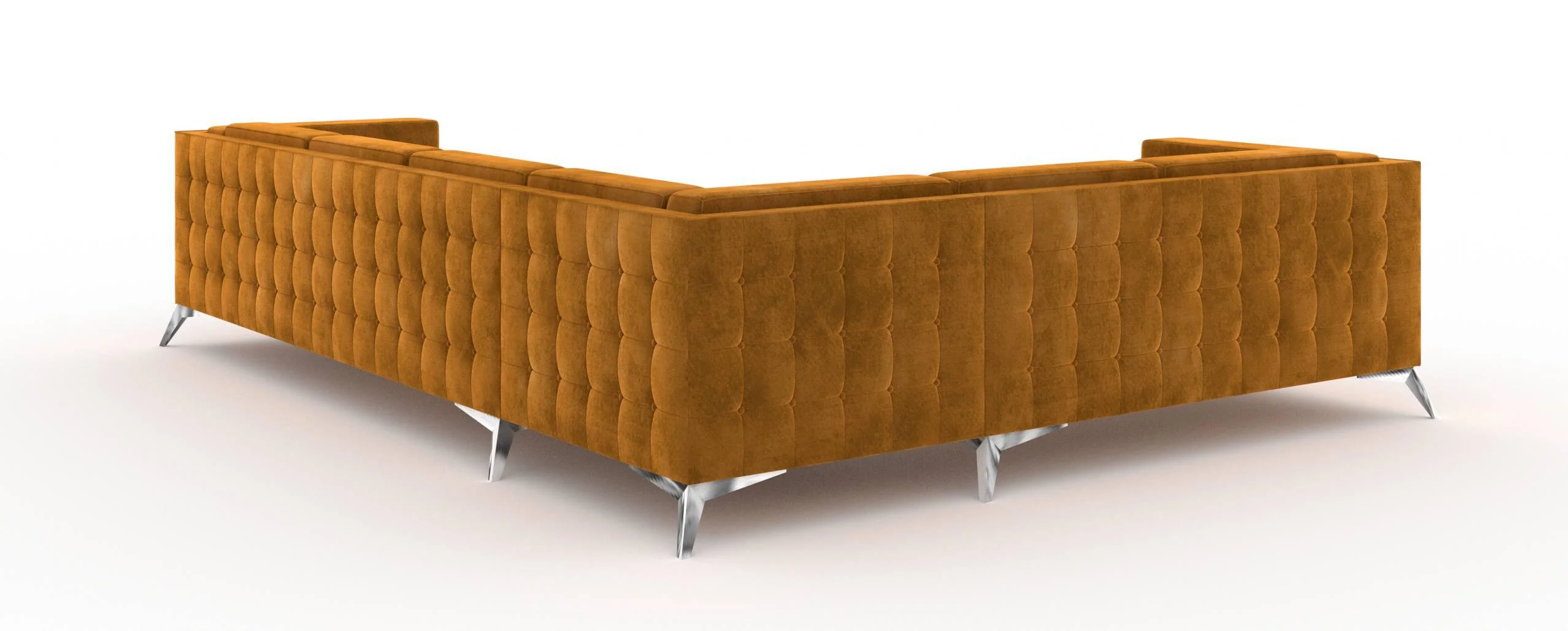 5-zitshoekbank Gusto rechts velvet