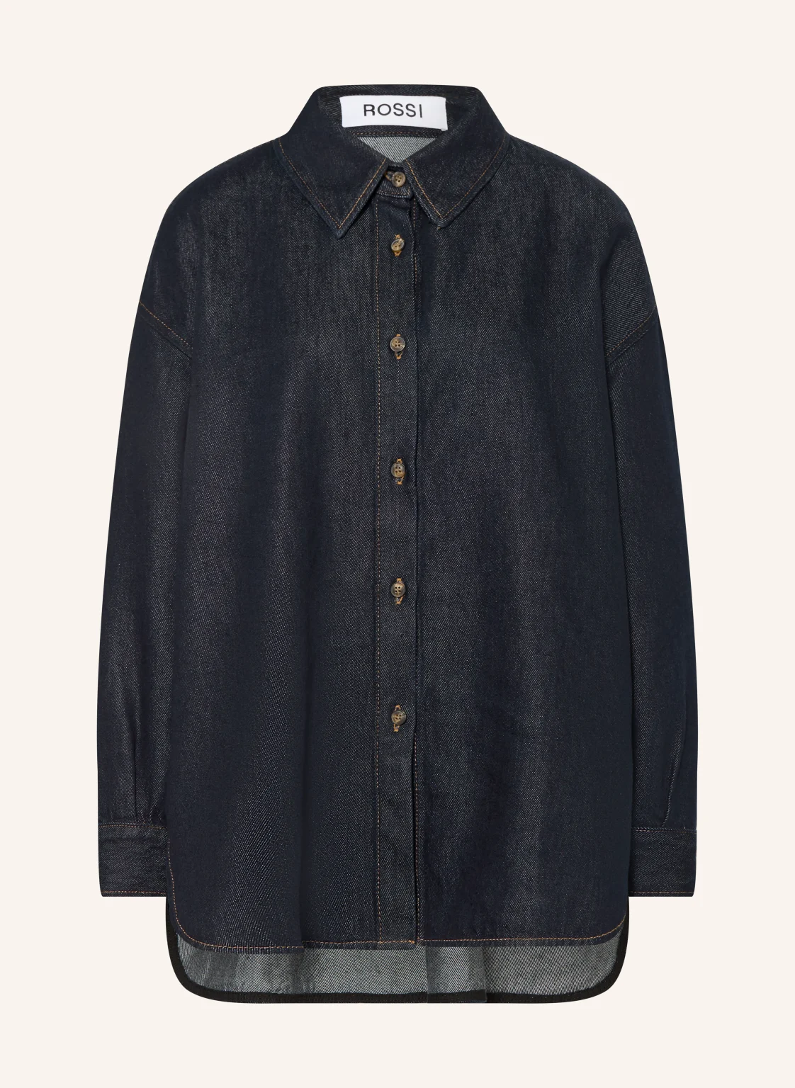 ROSSI Oversized-Jeansbluse SIYAN