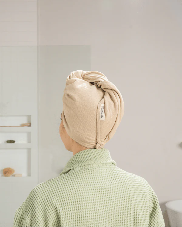 Terra Hair Towel - Sand