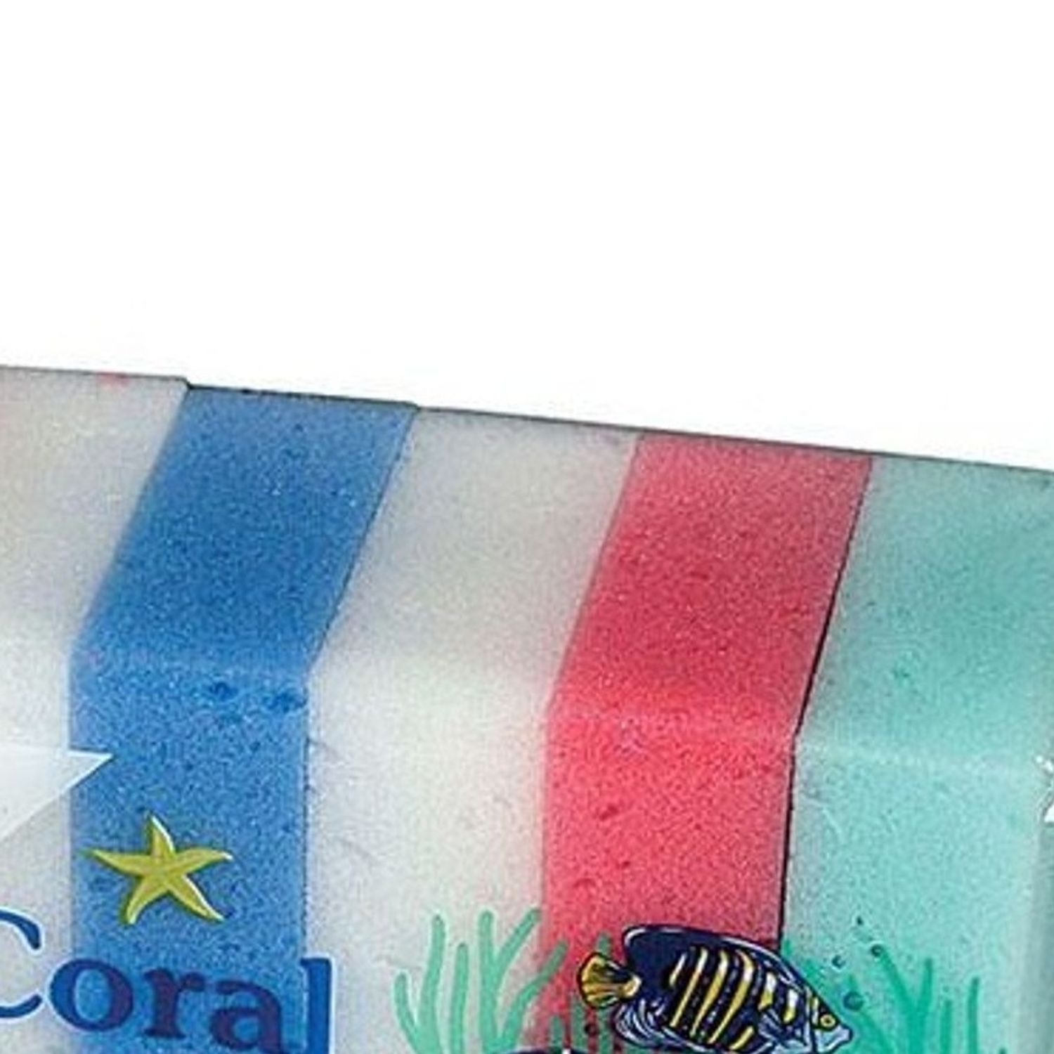 Coral Bath Body Sponge 7pk