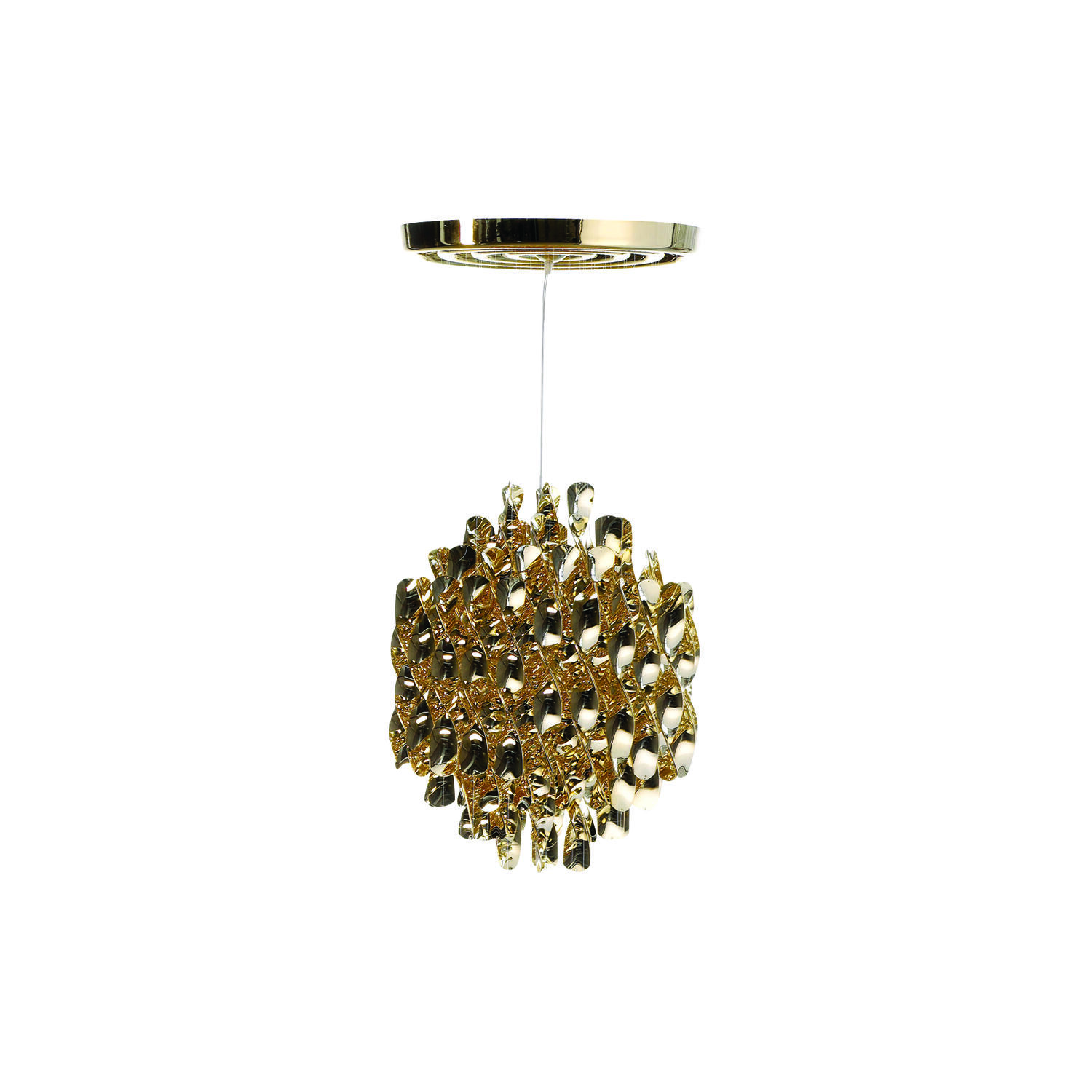 Spiral SP1 pendel, guld
