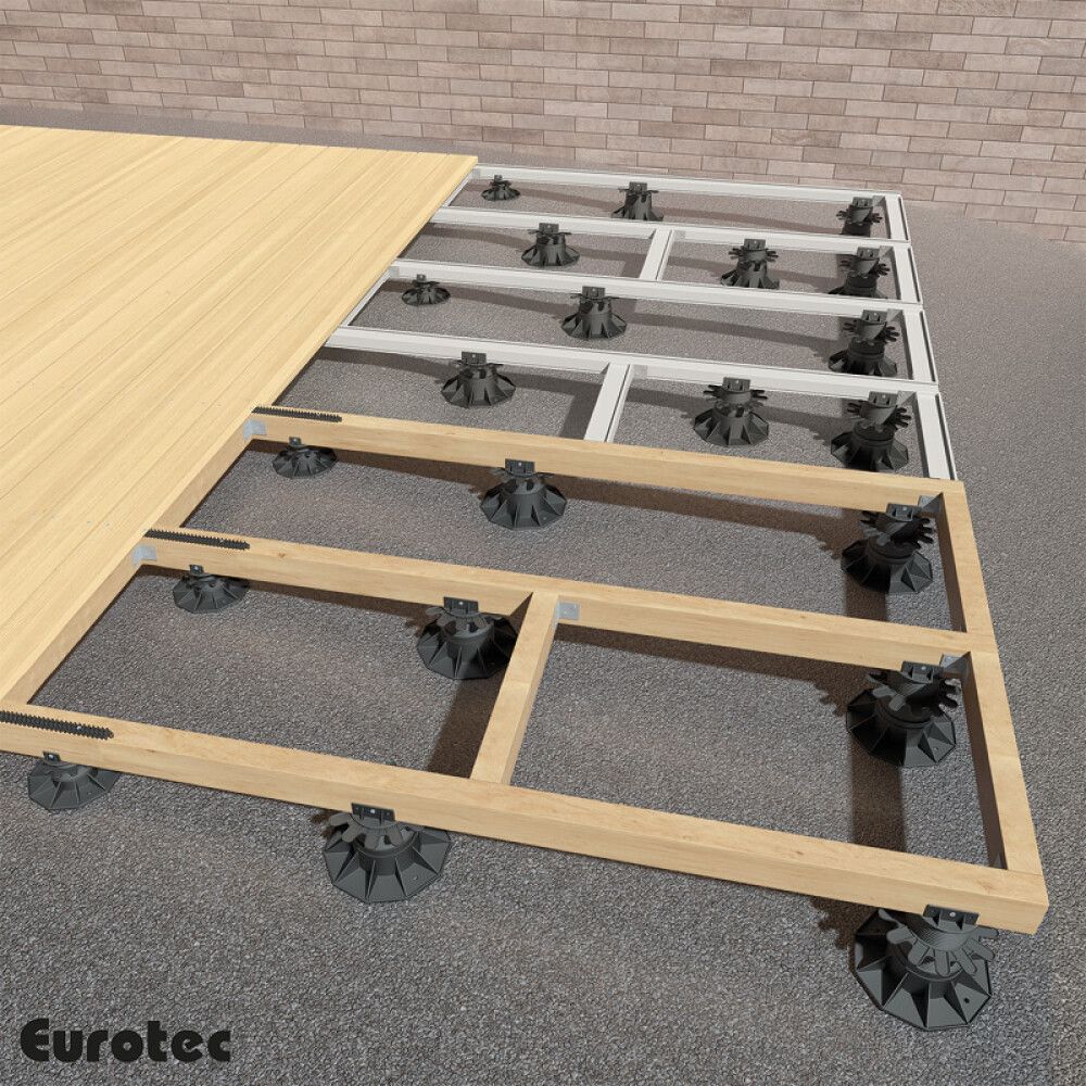 TERRASSEFOT EUROTEC ECO S JUSTERBAR 2.5-4CM