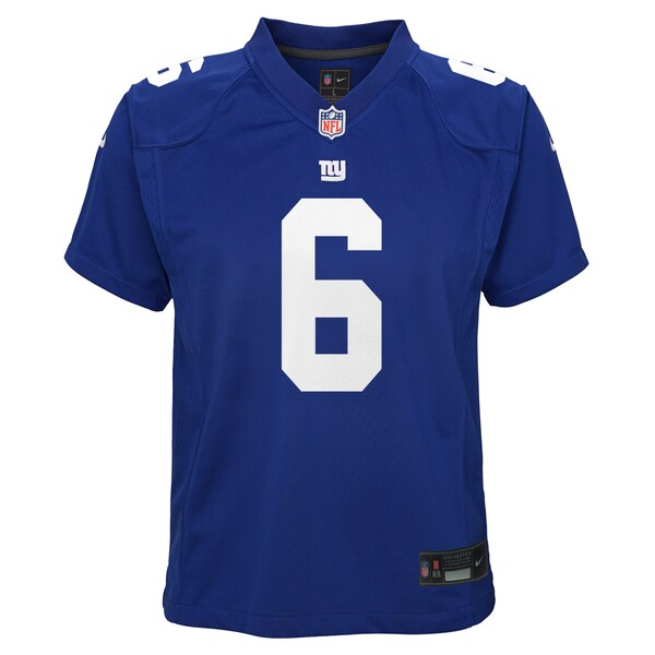 Jaxson Dart New York Giants Nike Youth Team Game Jersey - Royal