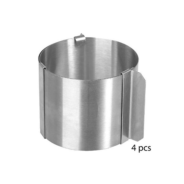 4 petits moules extensibles Inox - 5Five