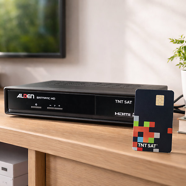 Décodeur satellite TNTSAT HD Astra   Carte valable 4 ans   Câble HDMI ALDEN