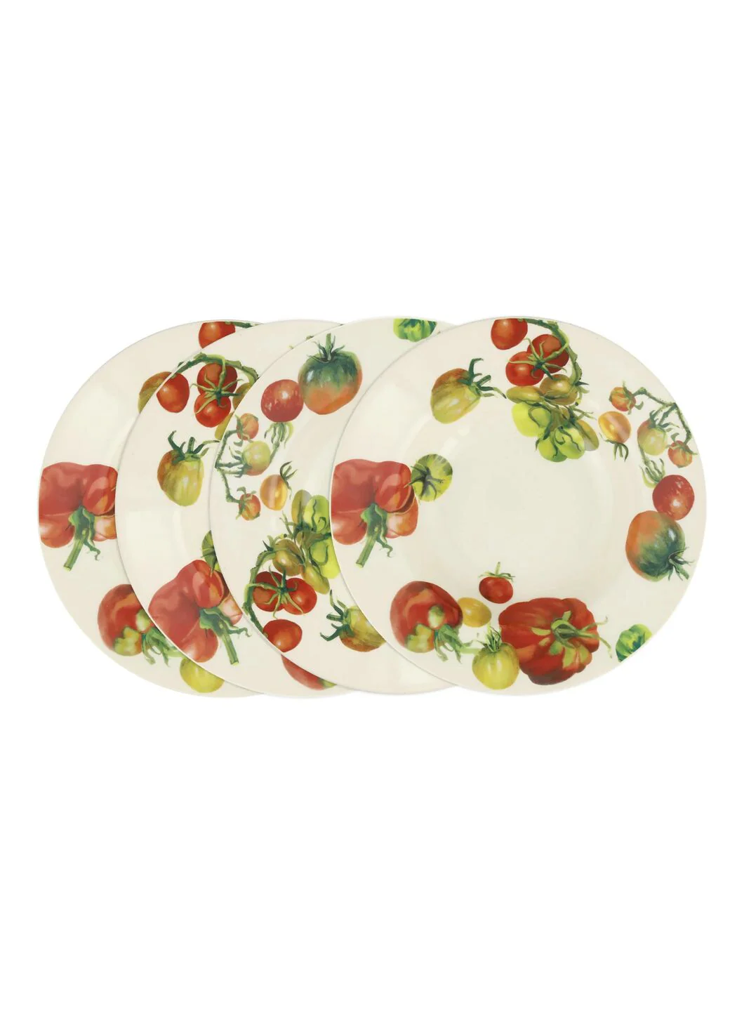Tomatoes Soup Plate - Set of 4