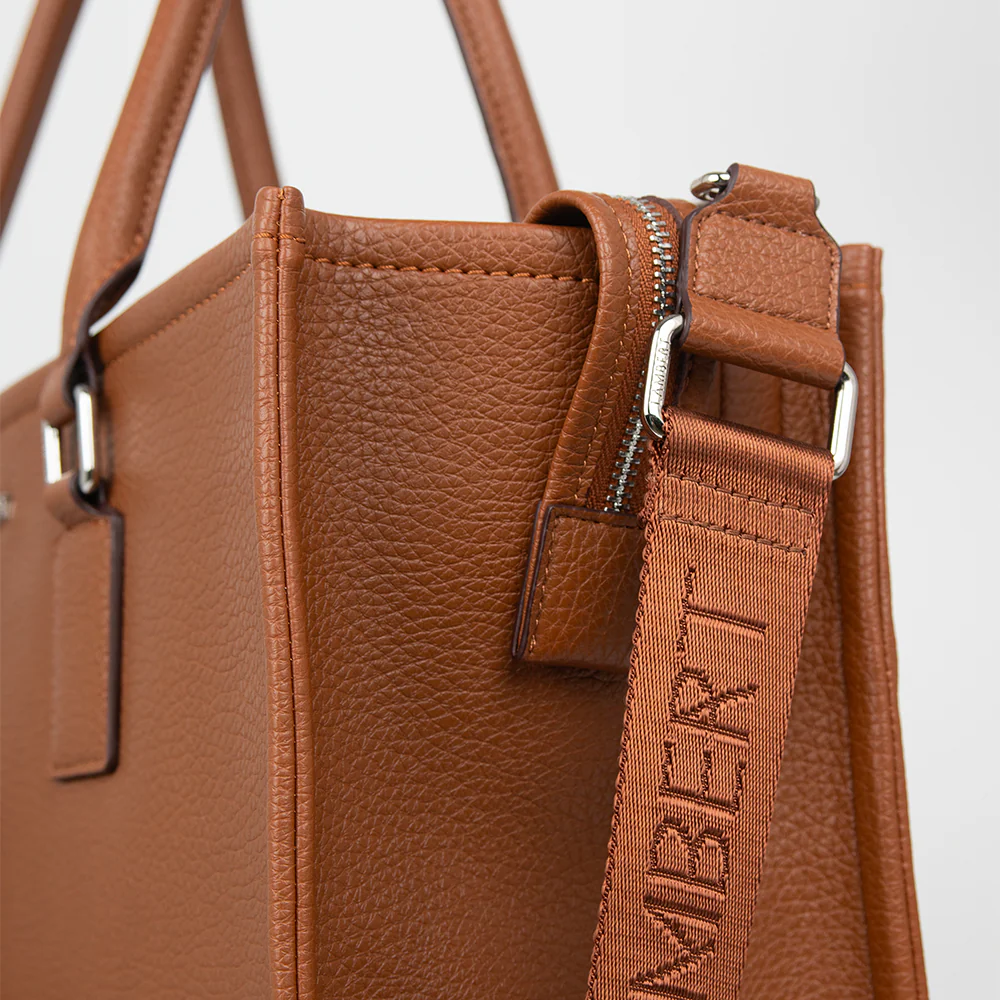 The Valentina - 2-in-1  Affogato Vegan Leather Tote Bag
