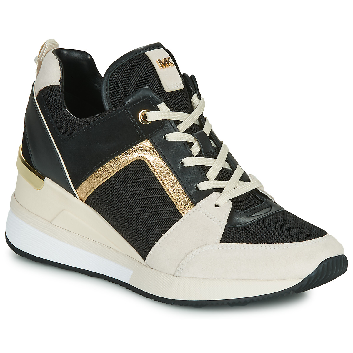 MICHAEL Michael Kors - GEORGIE - Black / Beige / Gold
