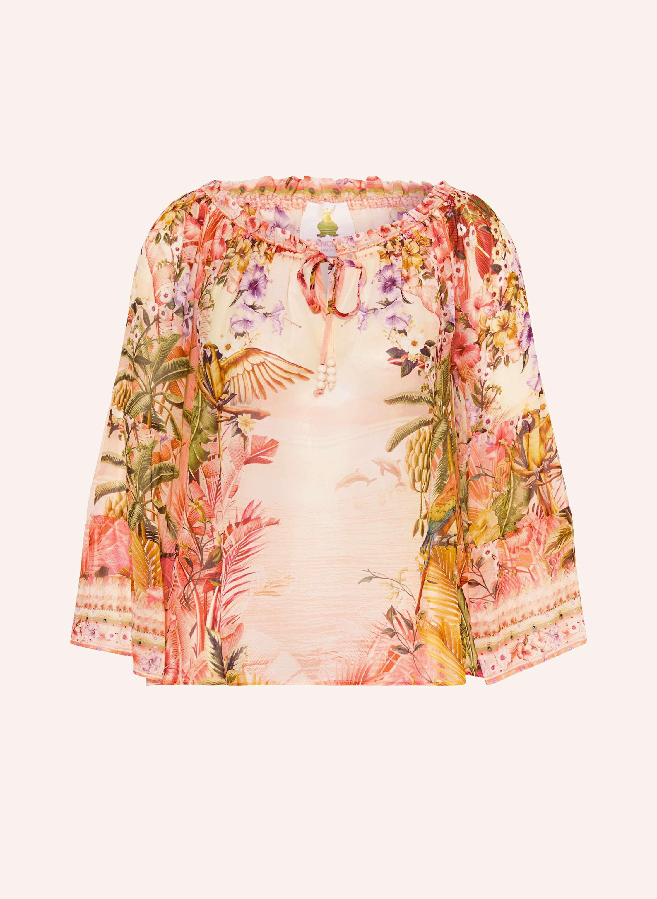 Princess GOES HOLLYWOOD Off-Shoulder-Bluse aus Seide