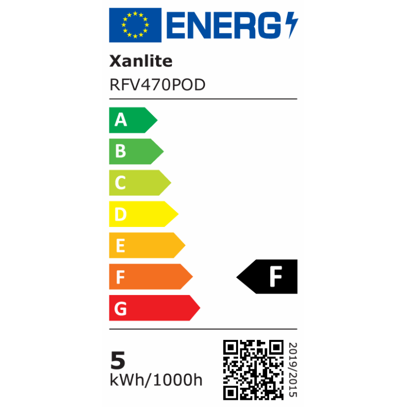 Ampoule LED E14 blanc chaud 470 lm dimmable 5 W XANLITE