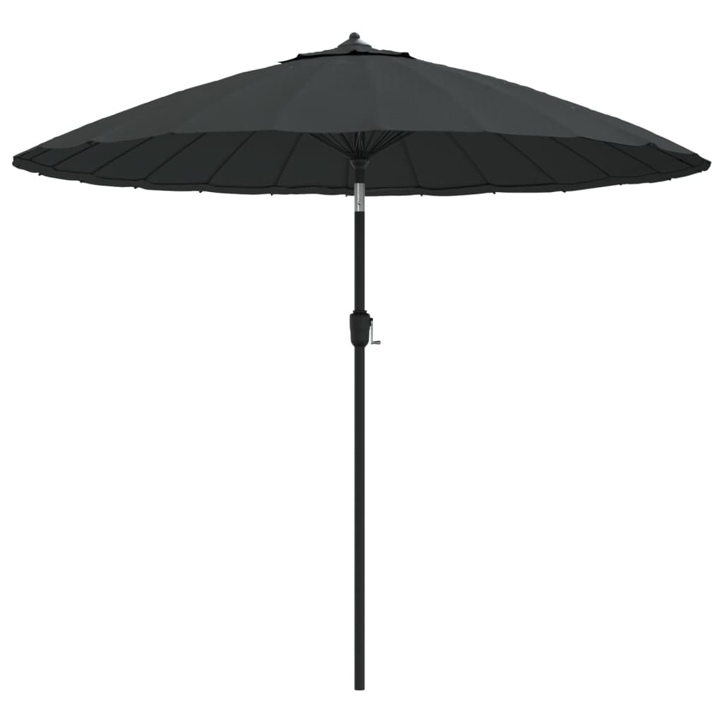 Parasol ogrodowy AntracytvidaXL