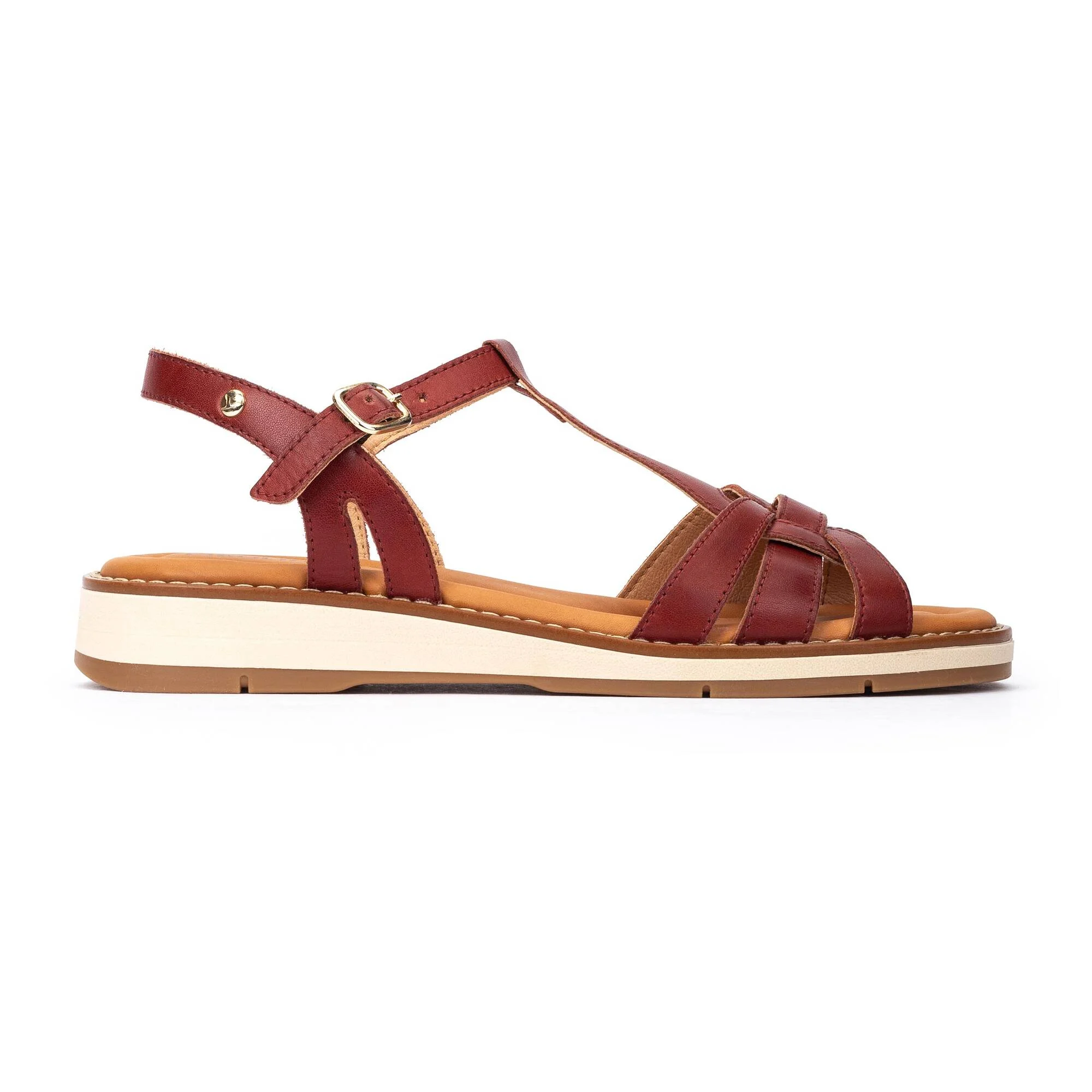 ROQUETAS - Sandalias planas con hebilla para mujer