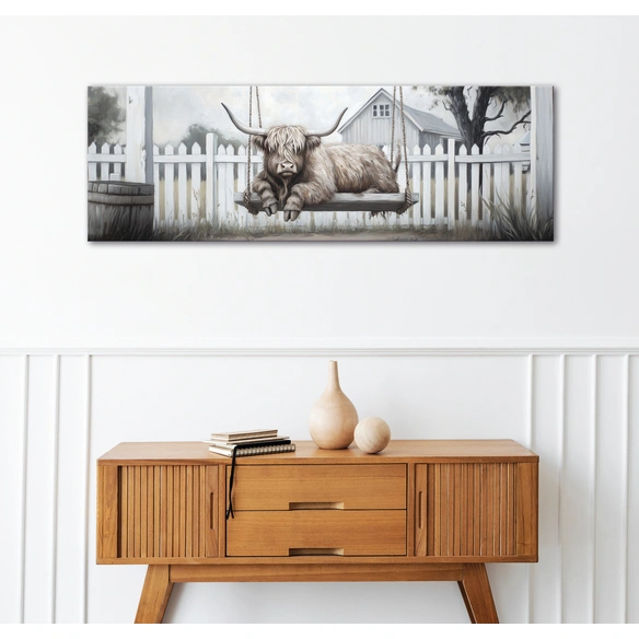 Ölgemälde, ca. 40x120 cm, Motiv: 9078