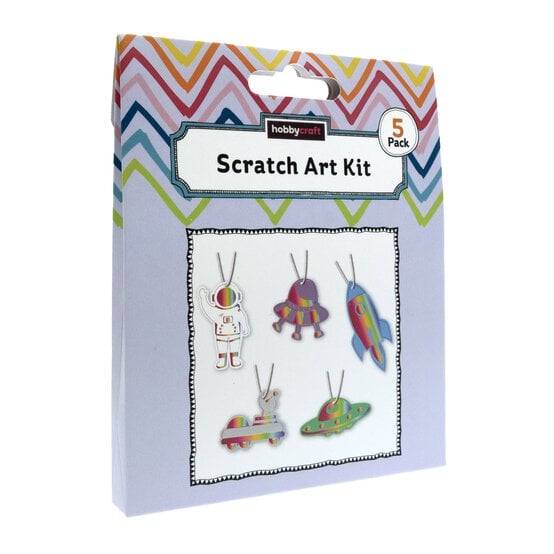 Space Scratch Art Kit 5 Pack