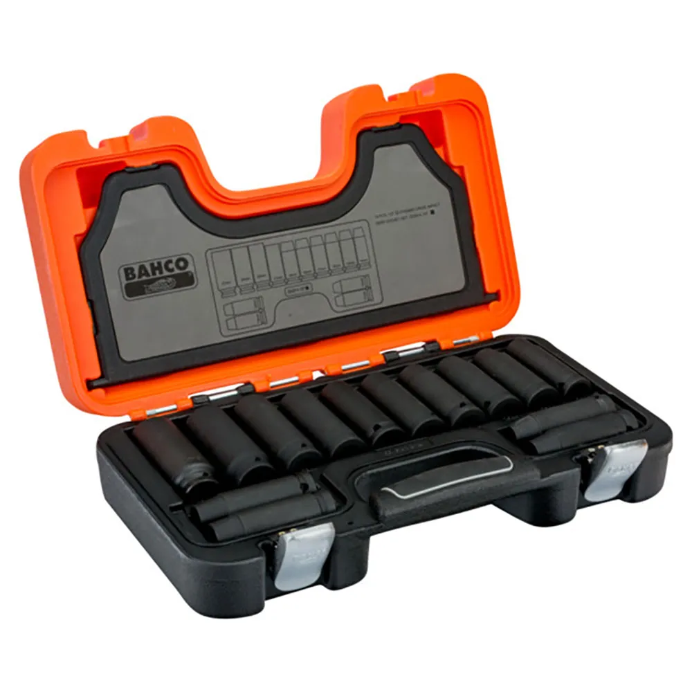 Bahco 1/2´´ impact socket set 14 pieces