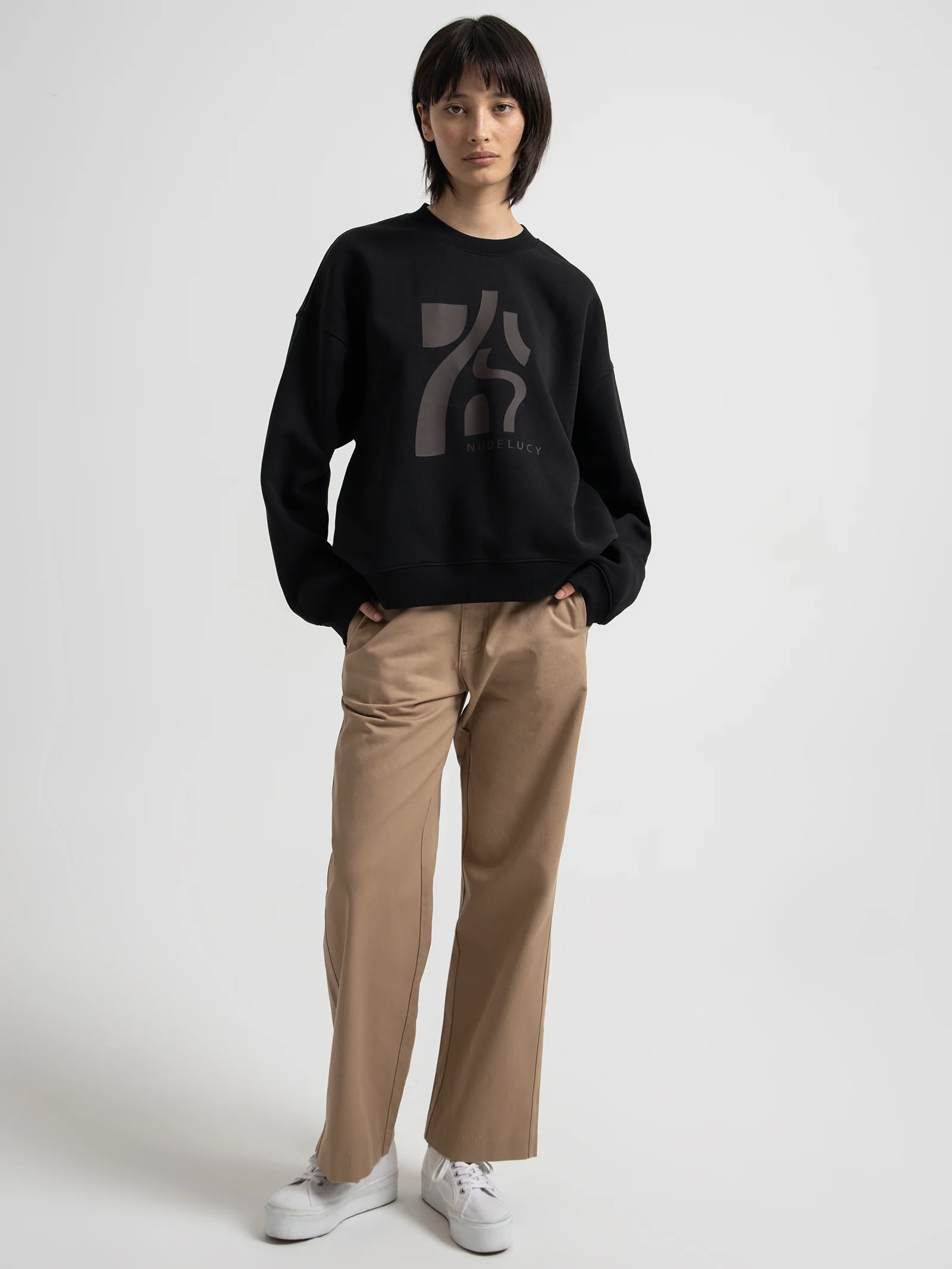 Goya Oversized Crew Sweater