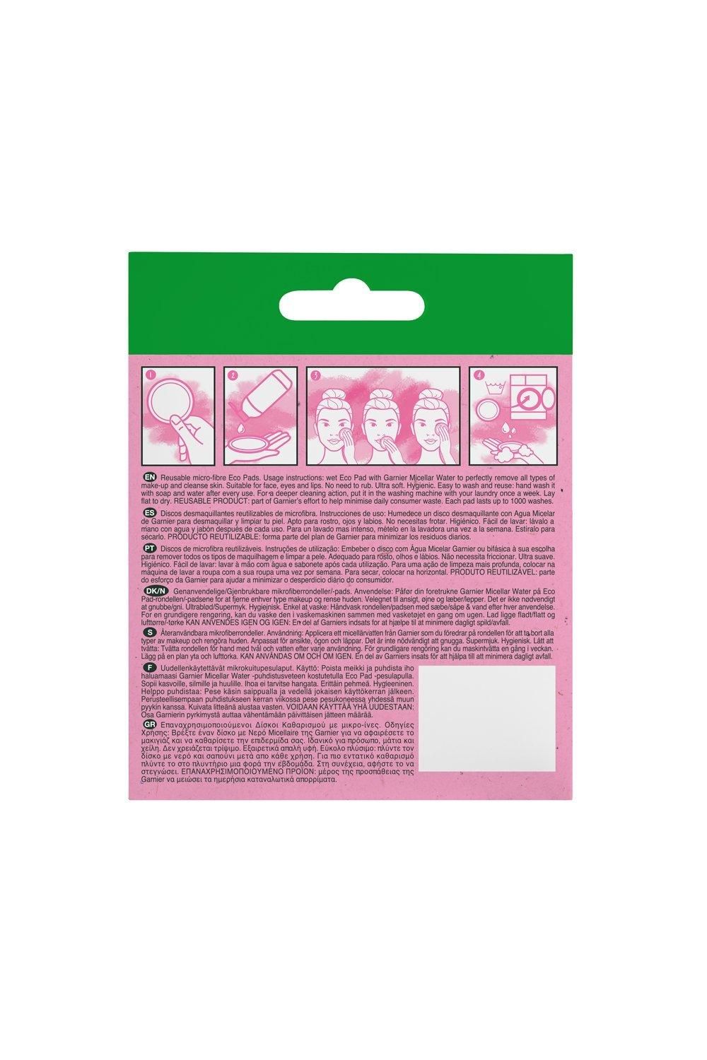 Garnier Micellar Reusable Make-up Remover Eco Pads