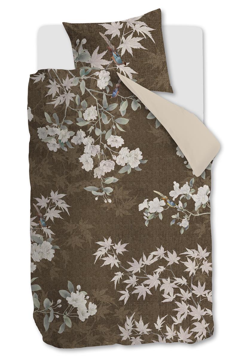 Beddinghouse dekbedovertrek Thalasa - 140x200/220 cm - bruin
