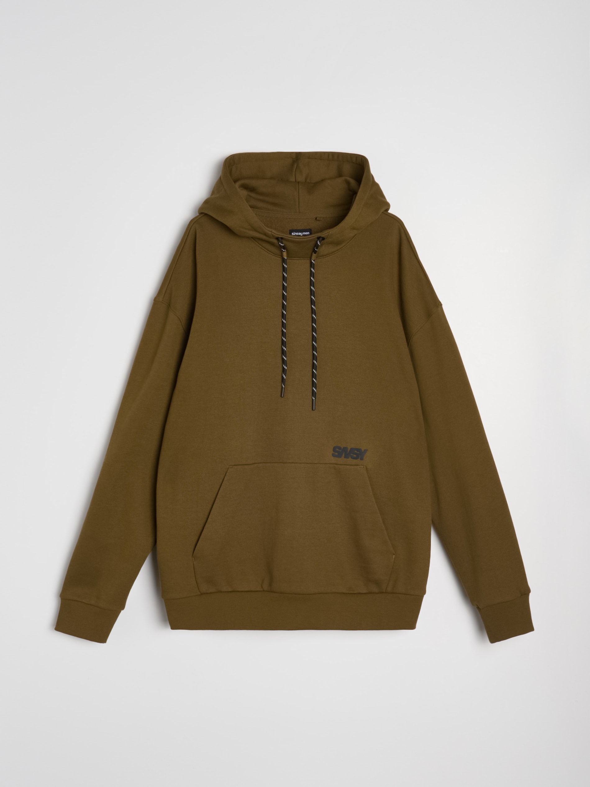 Bluza hoodie z wysokim kołnierzem