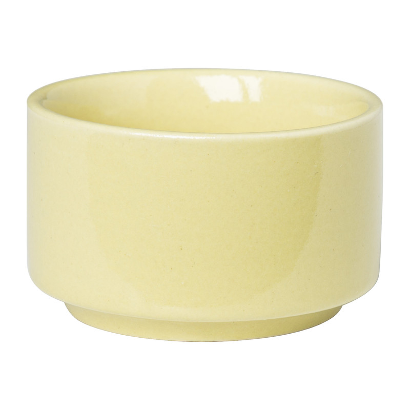 Theelichthouder mini - geel - &Oslash;5x3 cm