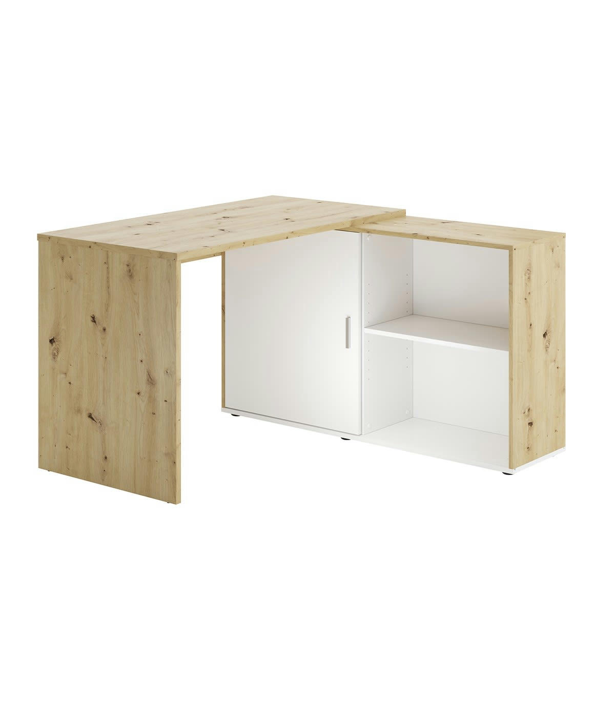 VALLEY - Bureau d'Angle Modulable avec Étagères