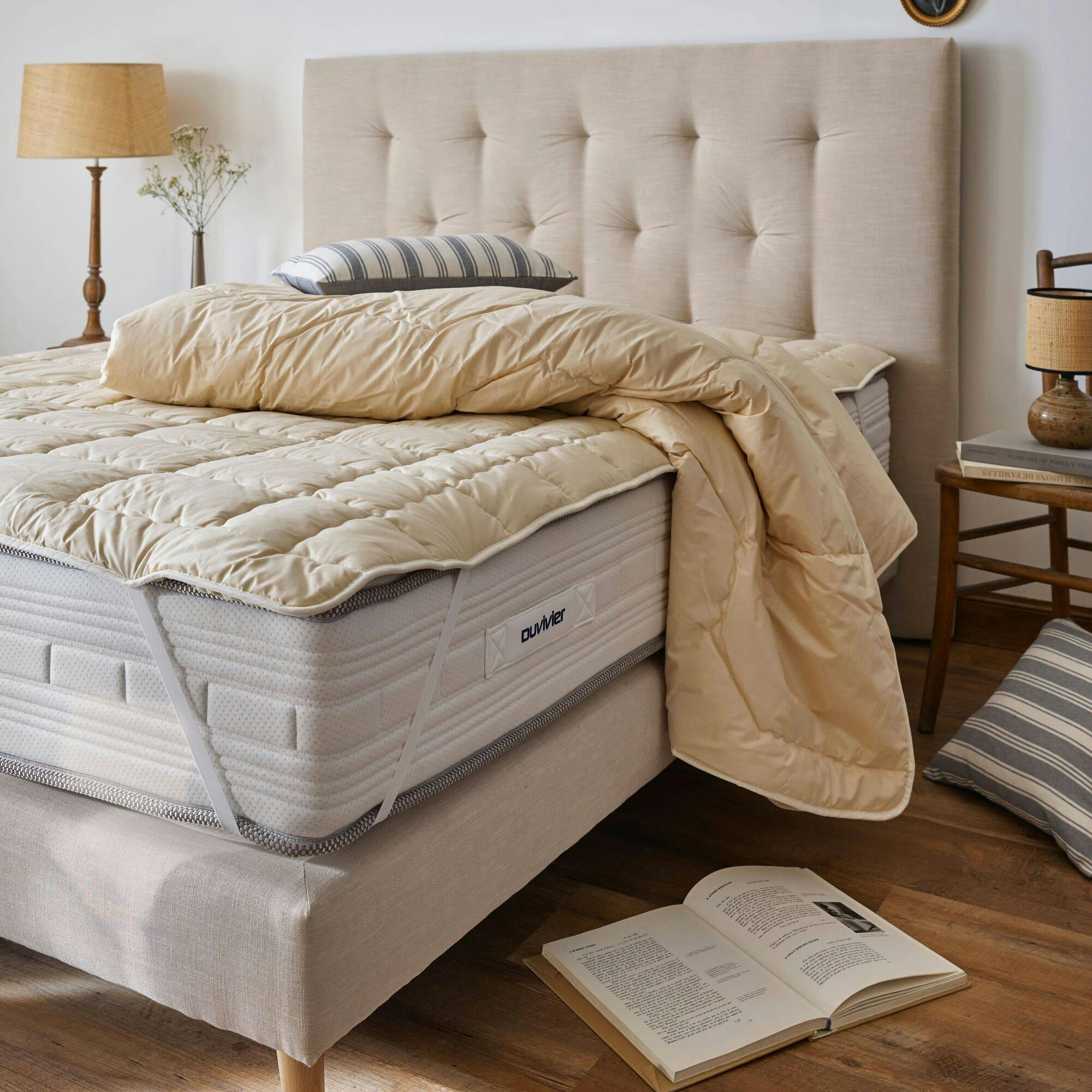 LAINY - Couette en laine anti-acariens 140 x 200 cm