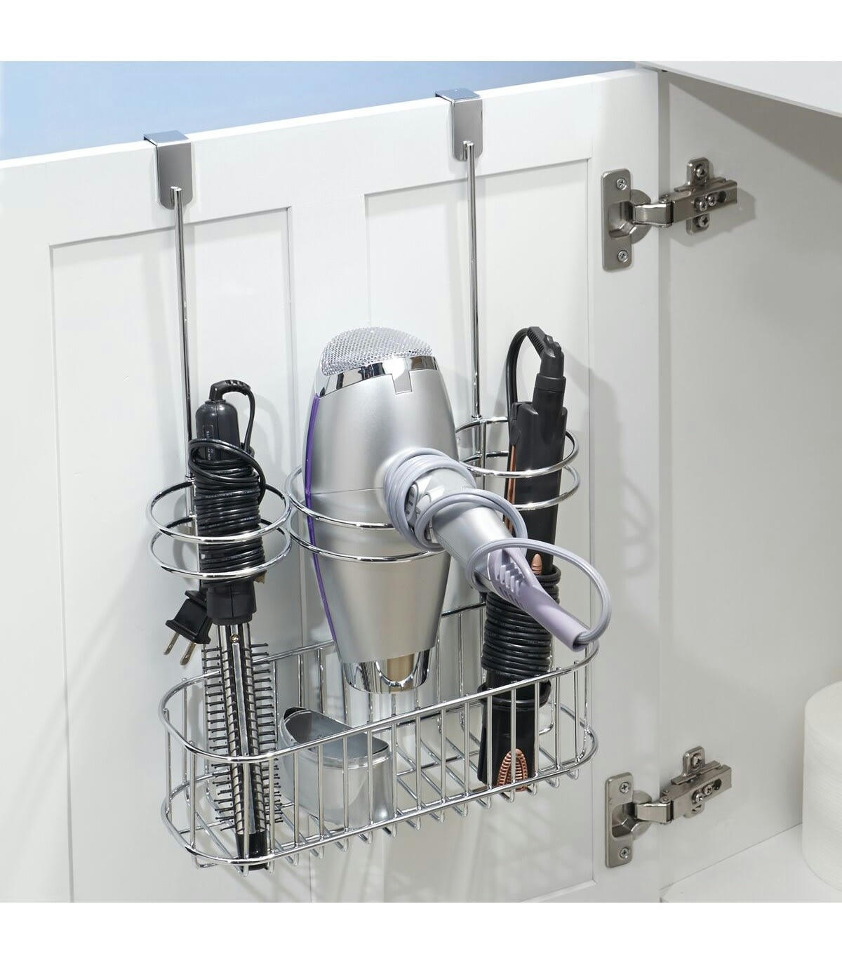 CLASSICO - Panier de rangement à suspendre 3 supports et 1 bac