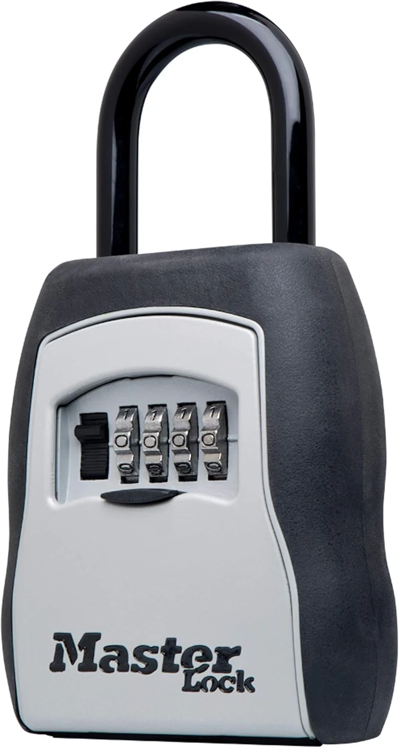 Key Lock Box, Outdoor Lock Box Bundle with SentrySafe Fireproof and Waterproof Safe, 1.23 Cubic Feet