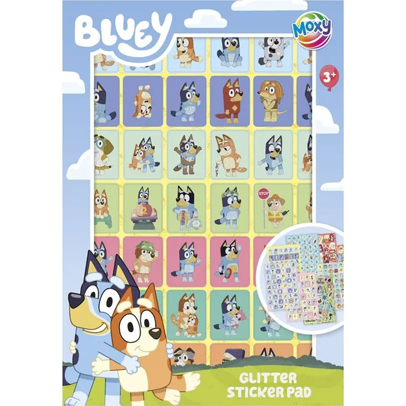 Sticker 8er-Set Bluey