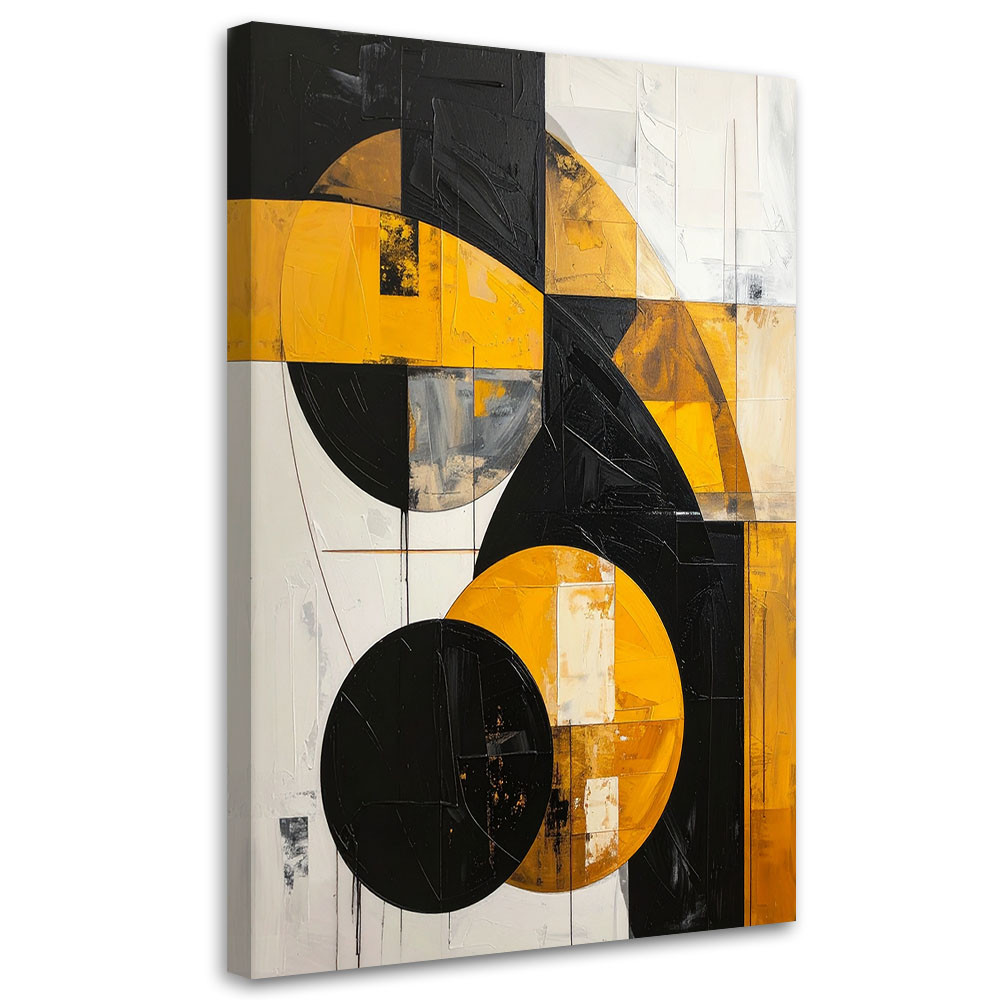 Obraz do salonu sypialni biura loftu, Geometryczna imitacja tekstury 20x30