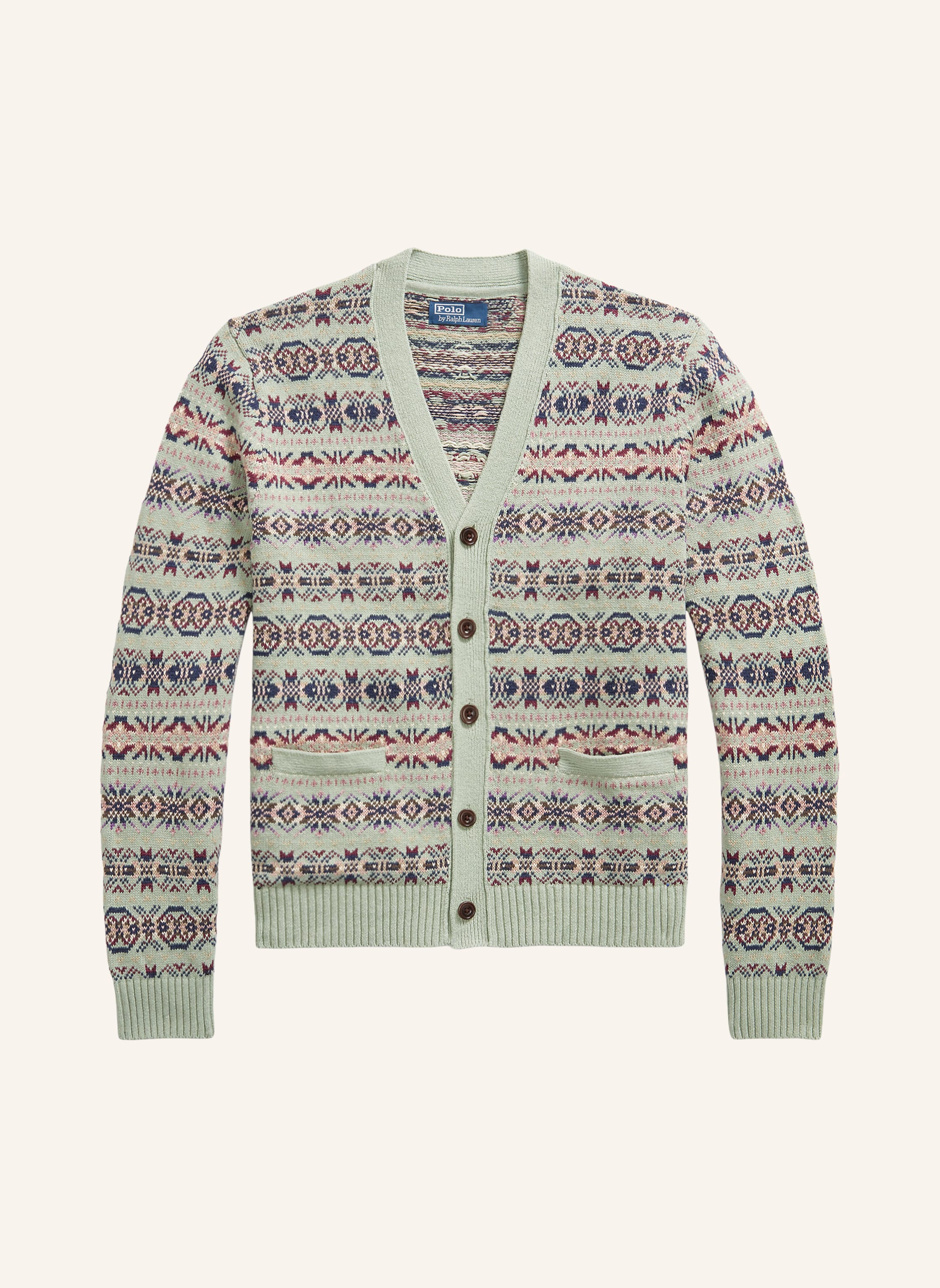 POLO RALPH LAUREN Strickjacke mit Leinen