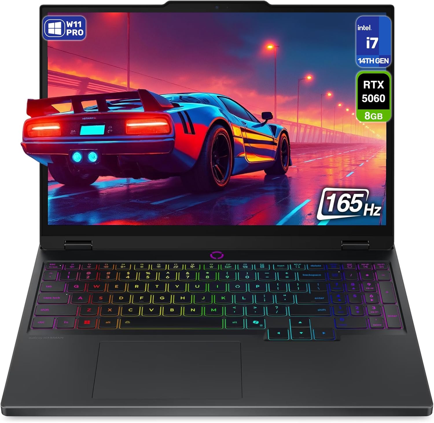 Lenovo Legion 5i AI-Powered Gaming Laptop  Intel i7-14700HX  96 GB DDR5 5600  (4TB+4TB) PCIe SSD  15.1 WQXGA (2560x1660) Display  Nvidia G-Force RTX 5060  24-Zone RGB Backlit  W11 Pro  Eclipse Black
