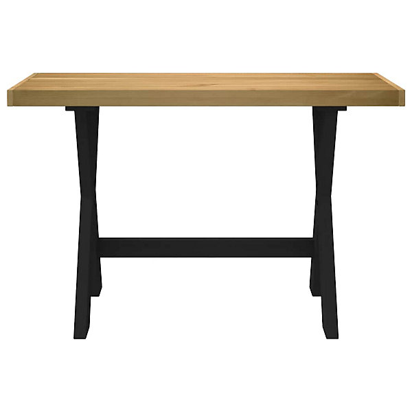 Bureau NOAIN pieds en forme de X 120x50x75 cm bois massif pin vidaXL
