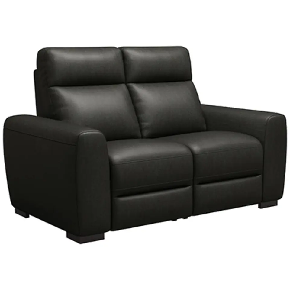 Bank James 2-zits - stof Melbourne - zwart