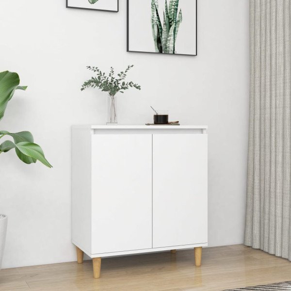 Szafka Biała z Drzwiami 60x35x70 cm do Salonu Pokoju Sypialni