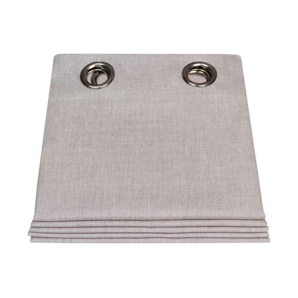 - Rideau extérieur gris 140 x 250