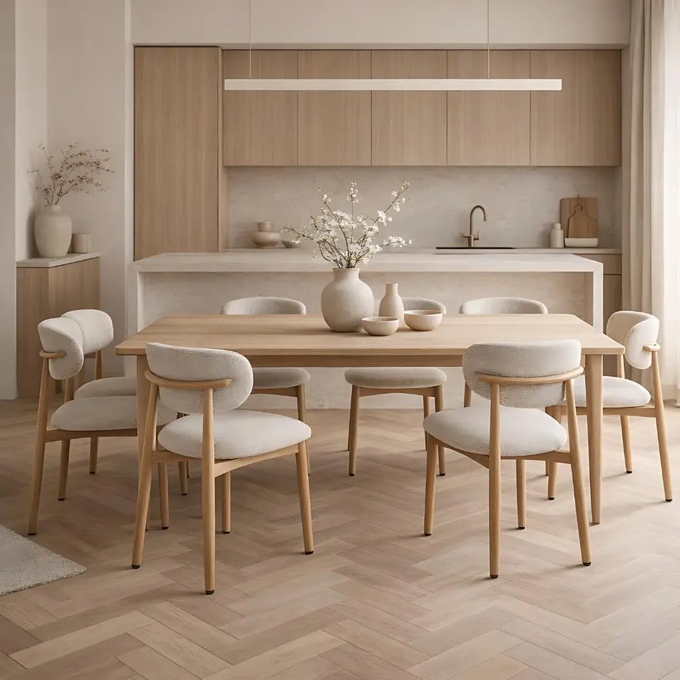 DS4U - Sumi eetkamerstoel beige - naturel poot