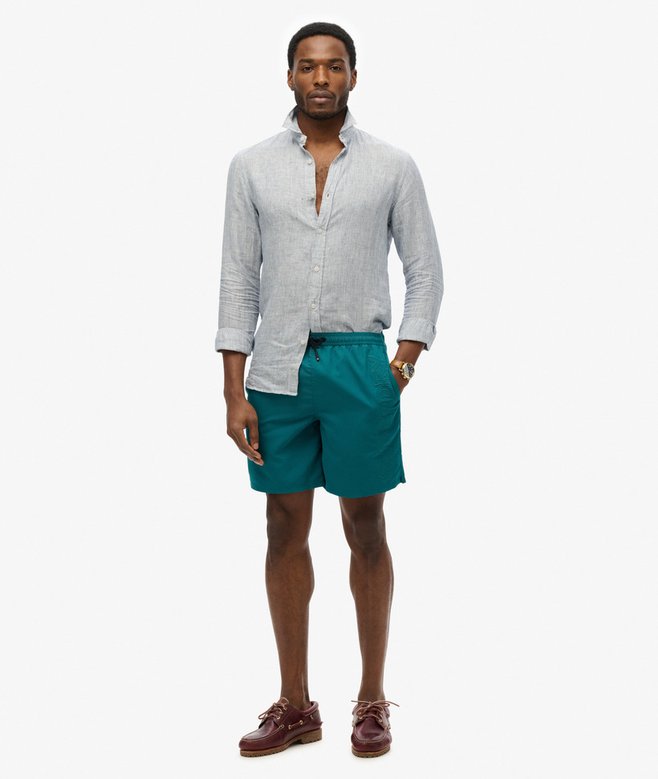 Premium Embroidered 17-inch Swim Shorts