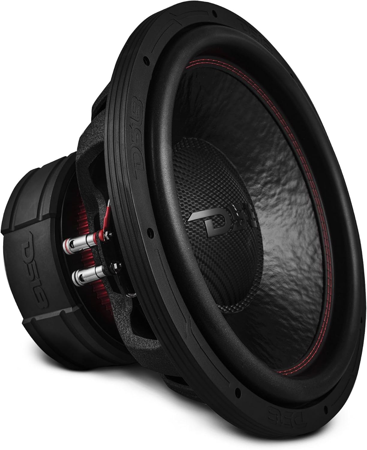 DS18 EXL-TR15.4D 15 Subwoofer Triple Stack with Reinforced Cone with Epoxy Coating for Enhanced Audio Performance, 2500 Watts RMS 4 Dvc 4-Ohm, Pro Audio SPL Car Subwoofer