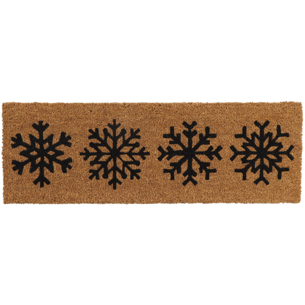 Tapete de entrada floco de neve 25x75cm