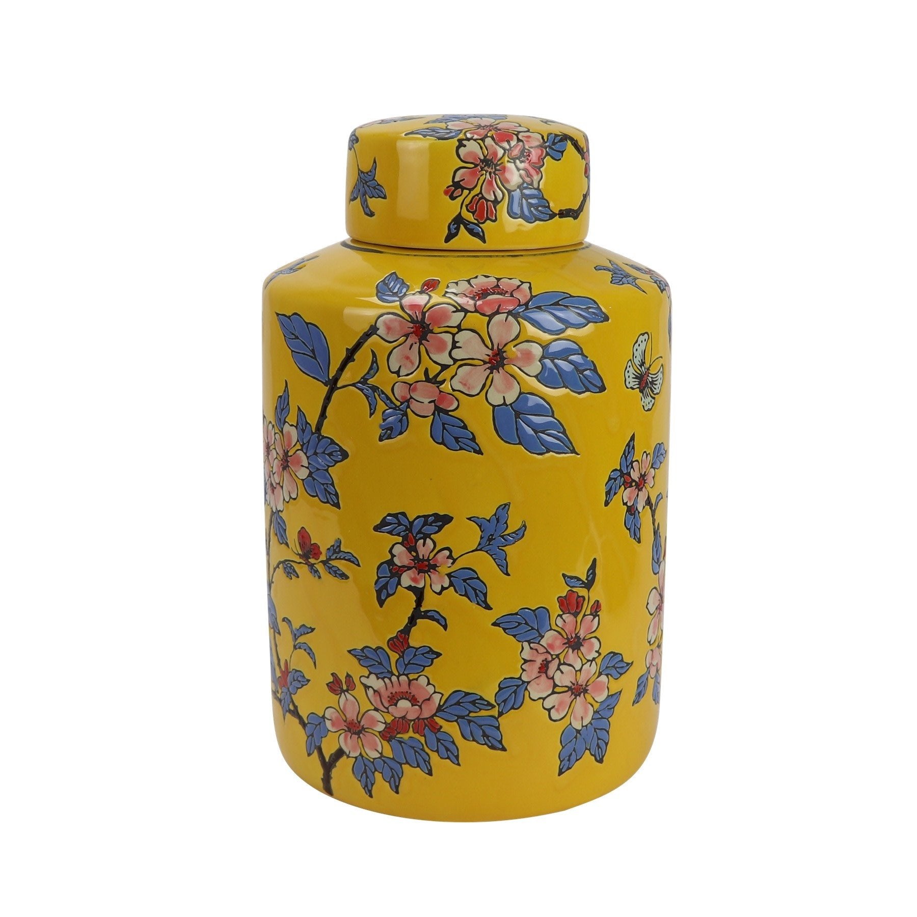 Fine Asianliving Chinese Gemberpot Porselein Geel