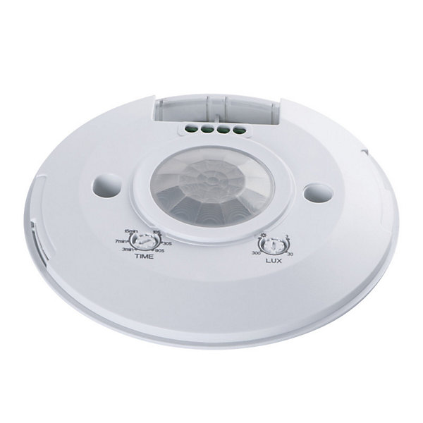 Détecteur de mouvement PIR 360 Blanc ZONA FLAT 8m Réglable
