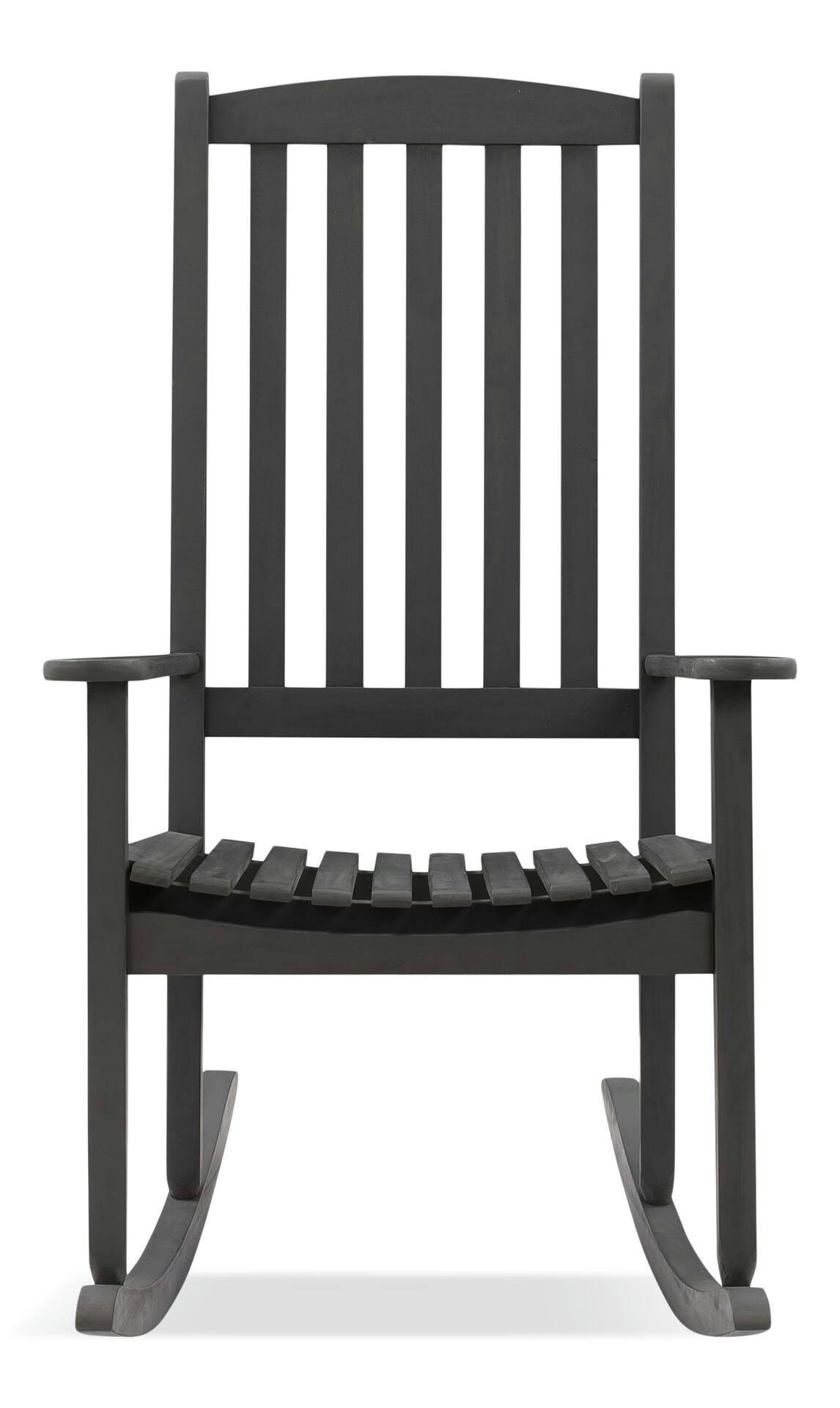 Patioflare Acacia Wood Weather-Resistant Outdoor Patio Rocking Chair