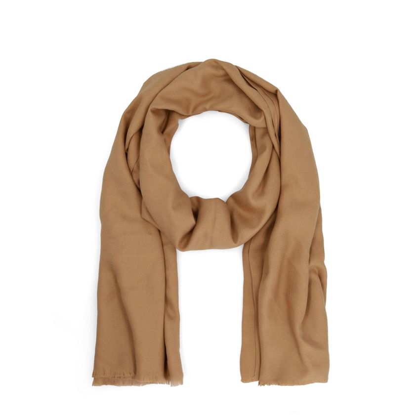 Manfield Beige & cognackleurige sjaal