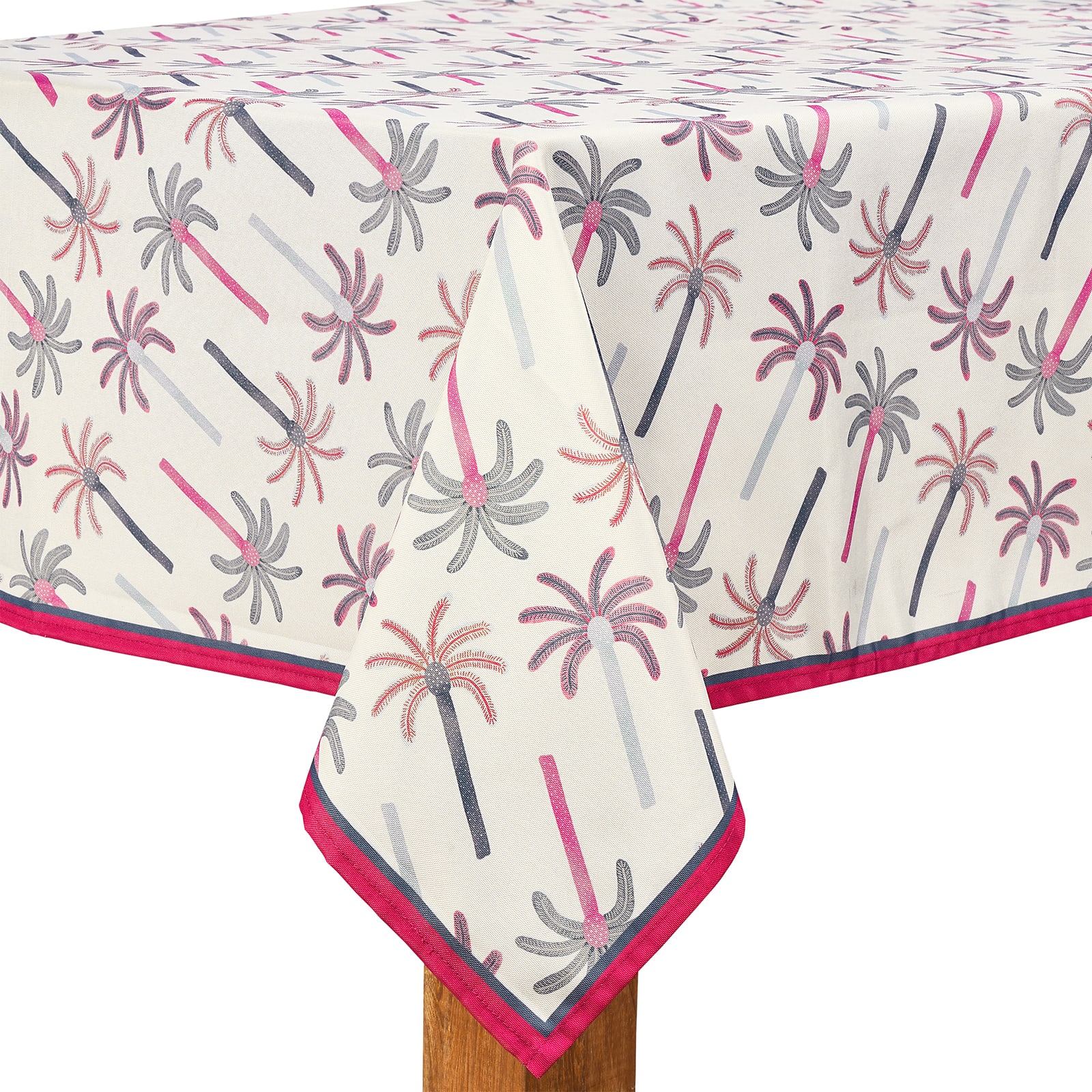 Outdoor-Tischdecke Palms Creme,L 2.200 x B 1.400 mm